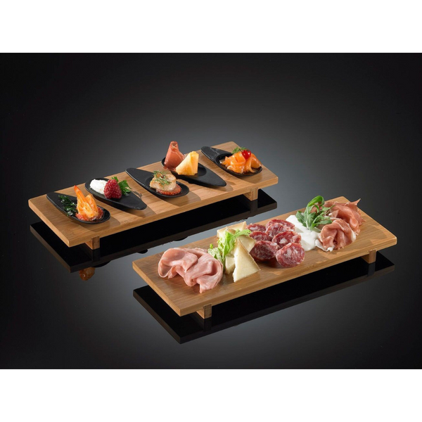 Bandeja rectangular de bamboo para sushi