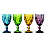 Set de 4 Copas de colores para  Agua y refrescos Highgate